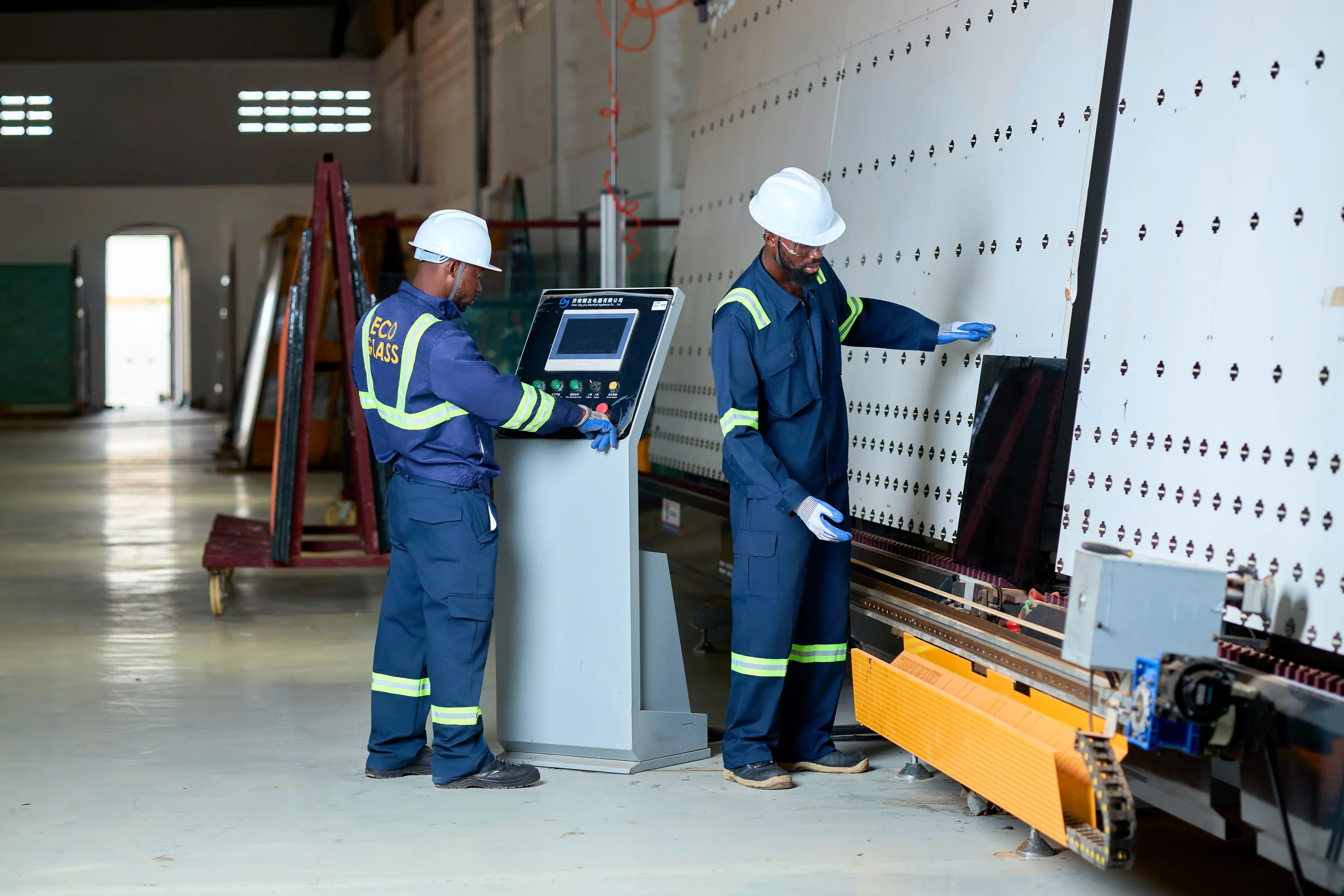 Team collaboration in modern office